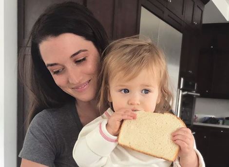 Jade Roper with their daughter from Instagram