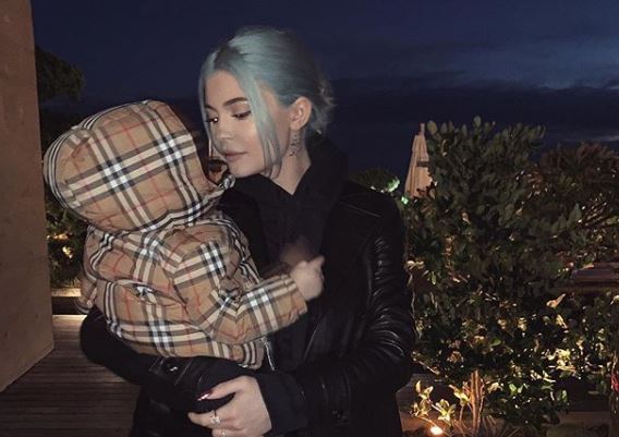 Kylie Jenner with Stormi