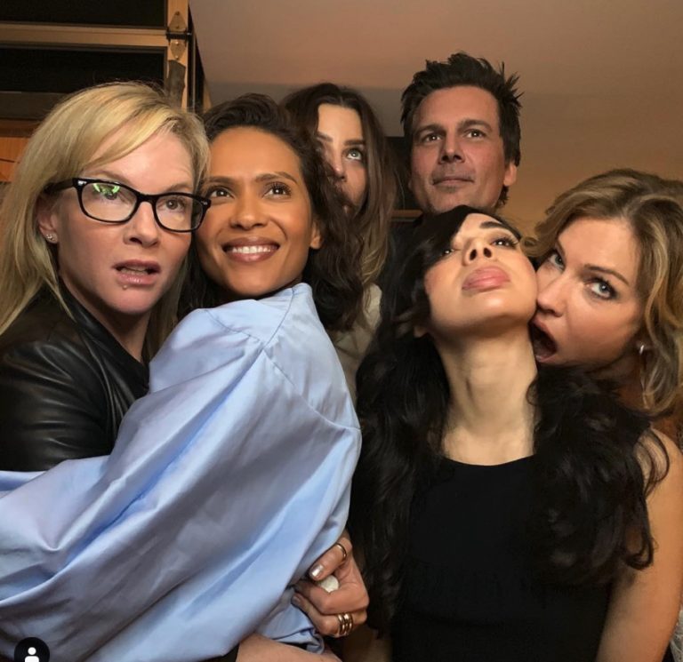 Rachael Harris, Lesley-Ann Brandt, Lauren German, Len Wiseman, Aimee Garcia, Tricia Helfner-https://www.instagram.com/p/BvZsZdeg0N_/