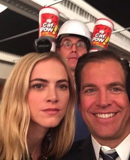 Emily Wickersham, Eleanor Bishop, Brian Dietzen, Jimmy Palmer, Michael Weatherly, Anthony DiNozzo, NCIS-https://www.instagram.com/p/BB_mrFhBoTH/