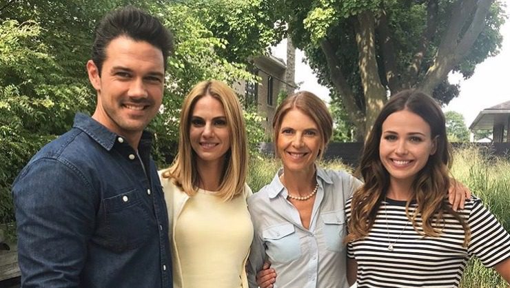 Ryan Paevey, Kelly Kruger, Jennifer Vallance, Jocelyn Hudon, From Friend to Fiance, Hallmark-https://www.instagram.com/p/BxSRLL0l9r9/?igshid=14pur9ci5gqw1