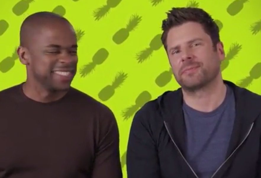 Dule Hill, Burton 'Gus' Guster, James Roday, Shawn Spencer, Psych-https://www.instagram.com/p/BzJMhkrHaDB/