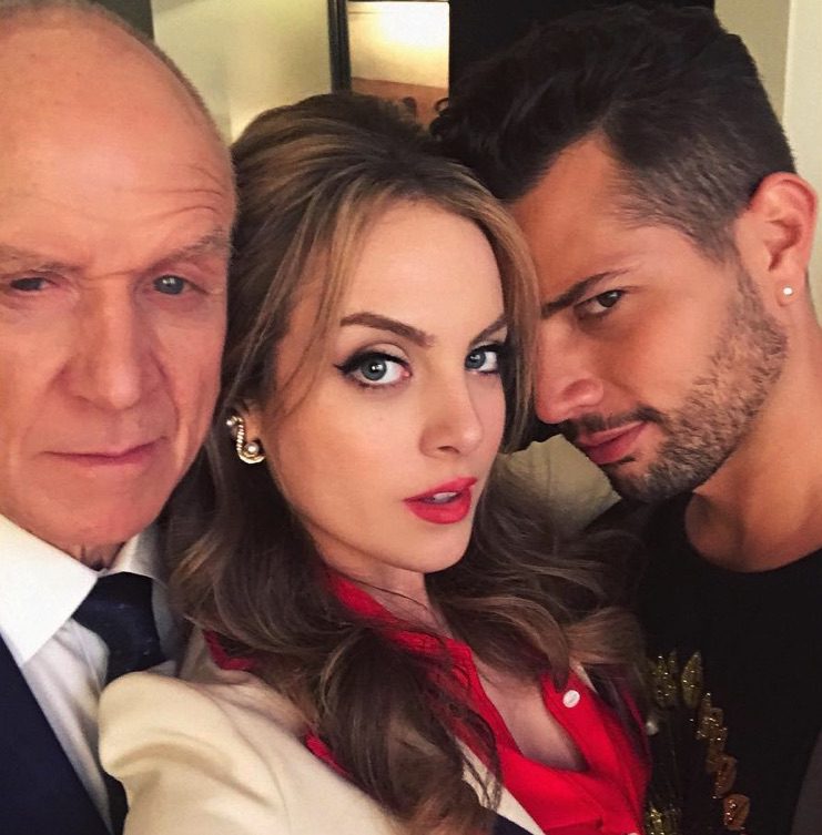 Alan Dale, Joseph Anders, Elizabeth Gillies, Fallon Carrington, Rafael de la Fuente, Sammy Jo, Dynasty-https://www.instagram.com/p/BcU5yr0nn85/