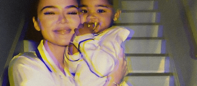 khloe kardashian and true thompson on instagram