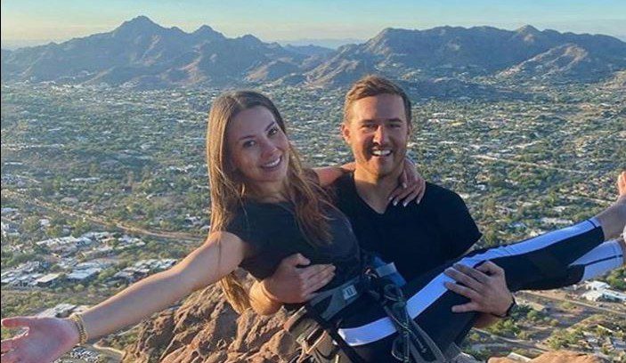 Kelley Flanagan and Peter Weber Rock Climbing