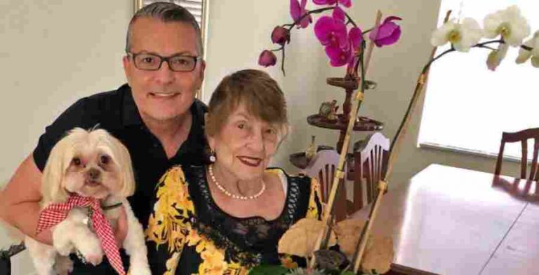 Randy Fenoli of Say Yes to the Dress with his mother, Jeannette