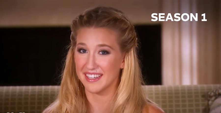 A teenager with blonde hair
