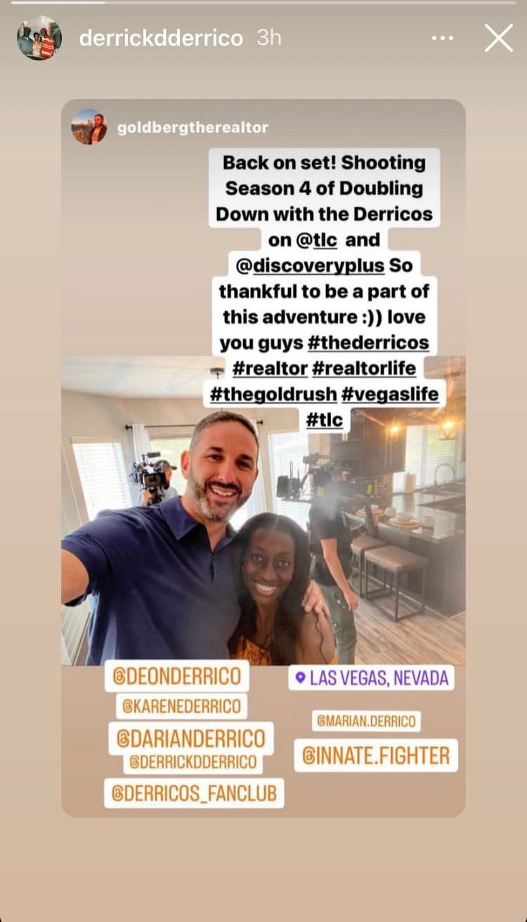 Derrick Derricos IG Post