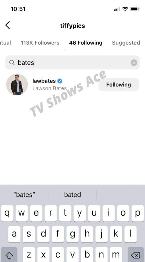 Lawson Bates wife Tiffany Espensen Instagram