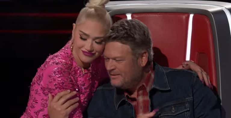 Gwen Stefani and Blake Shelton on The Voice