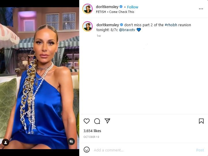 Dorit Kemsley Shows Off Look [Dorit Kemsley | Instagram]