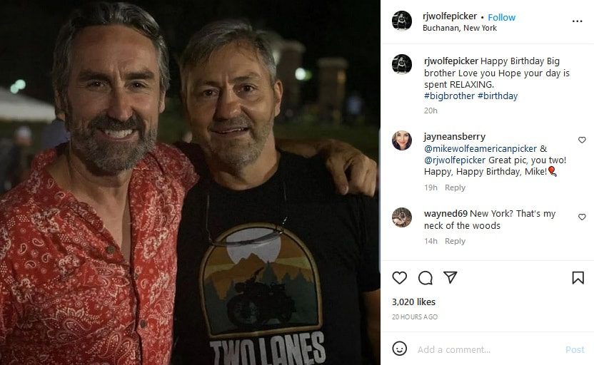 Robert Wolfe & Mike Wolfe [Robert Wolfe | Instagram]