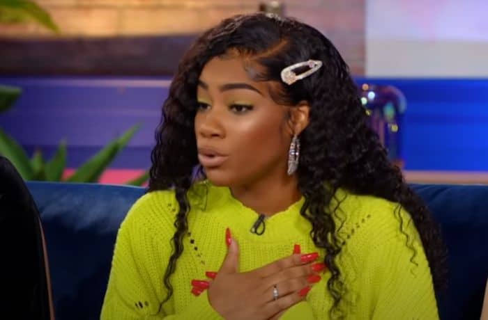 Ashley Jones defending herself during a 'Teen Mom' Reunion - YouTube/MTV's Teen Mom