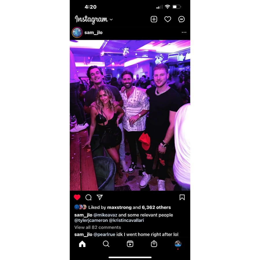 Tyler Cameron & Kristin Cavallari Sighting [Sam Logan| Instagram]