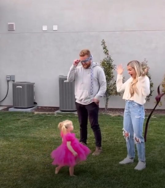 Lindsay Arnold, Sam Cusick, and Sage Cusick from Instagram