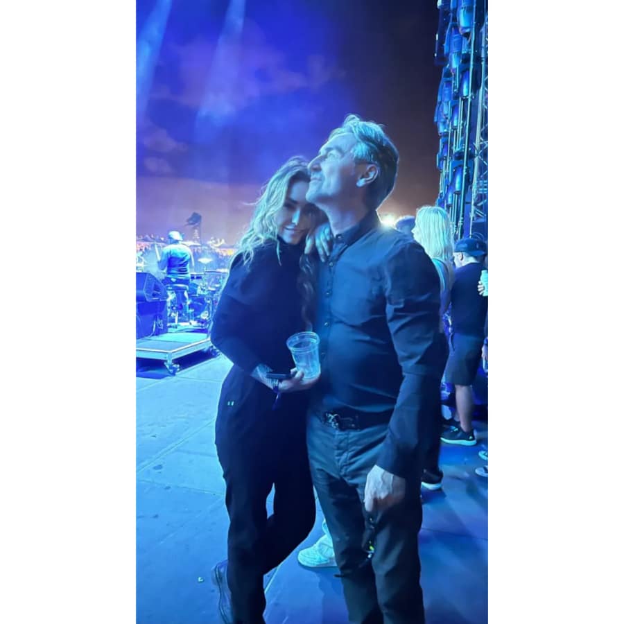 Leticia Cline Snuggles Up To Mike Wolfe [Leticia Cline | Instagram]