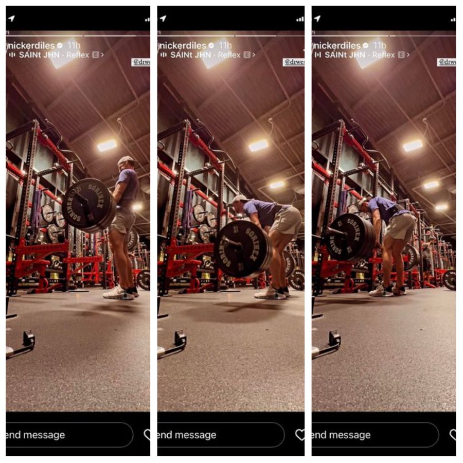 Nic Kerdiles At The Gym [Nic Kerdiles | Instagram Stories]