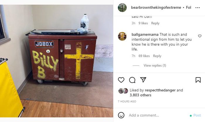 Alaskan Bush People Bear Brown IG post