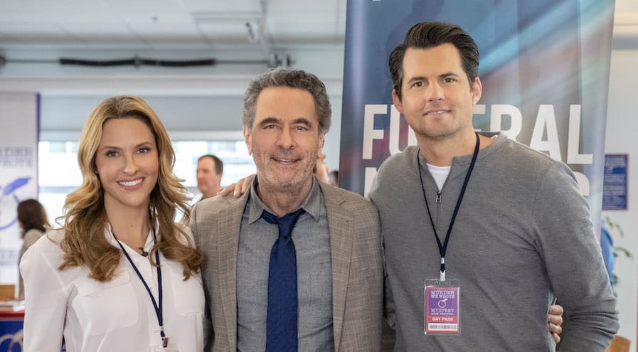 Photo: Jill Wagner, Robin Thomas, Kristoffer Polaha Credit: ©2019 Crown Media United States LLC/Photographer: Kailey Schwerman