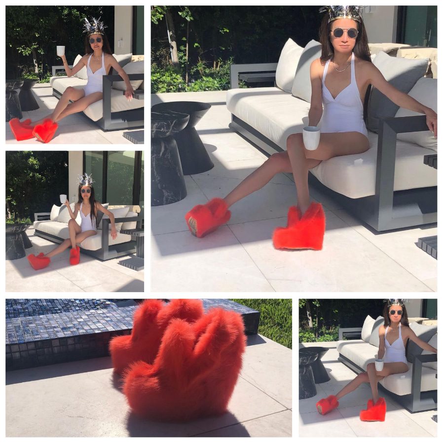 Vera Wang Wears White Bathingsuit [Vera Wang | Instagram]