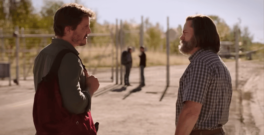 the last of us episode 3 pedro pascal and nick offerman joel and bill