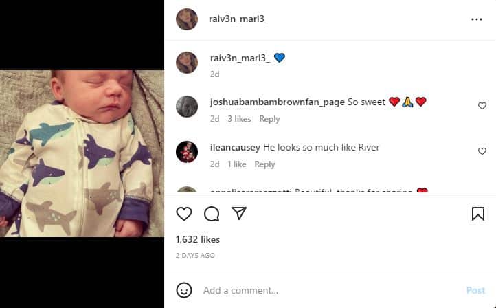 Raiven Brown pic of Cove IG