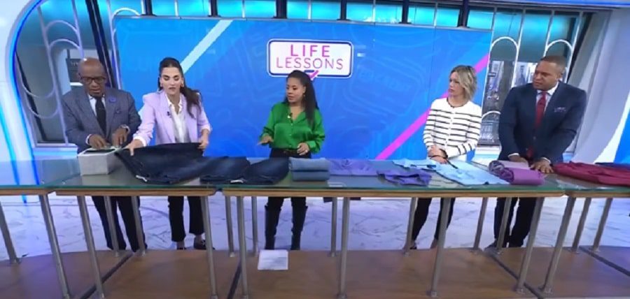 Today Show Learns How To Fold Clothes [Source: YouTube]