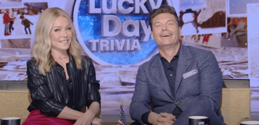 Kelly Ripa Ryan Seacrest-https://www.youtube.com/watch?v=3YT0GKTEbhM