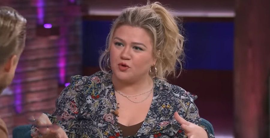 Kelly Clarkson on her talk show.