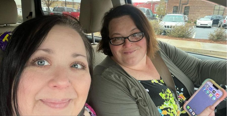 Meghan Crumpler and Tina Arnold from 1000-Lb Best Friends from Instagram