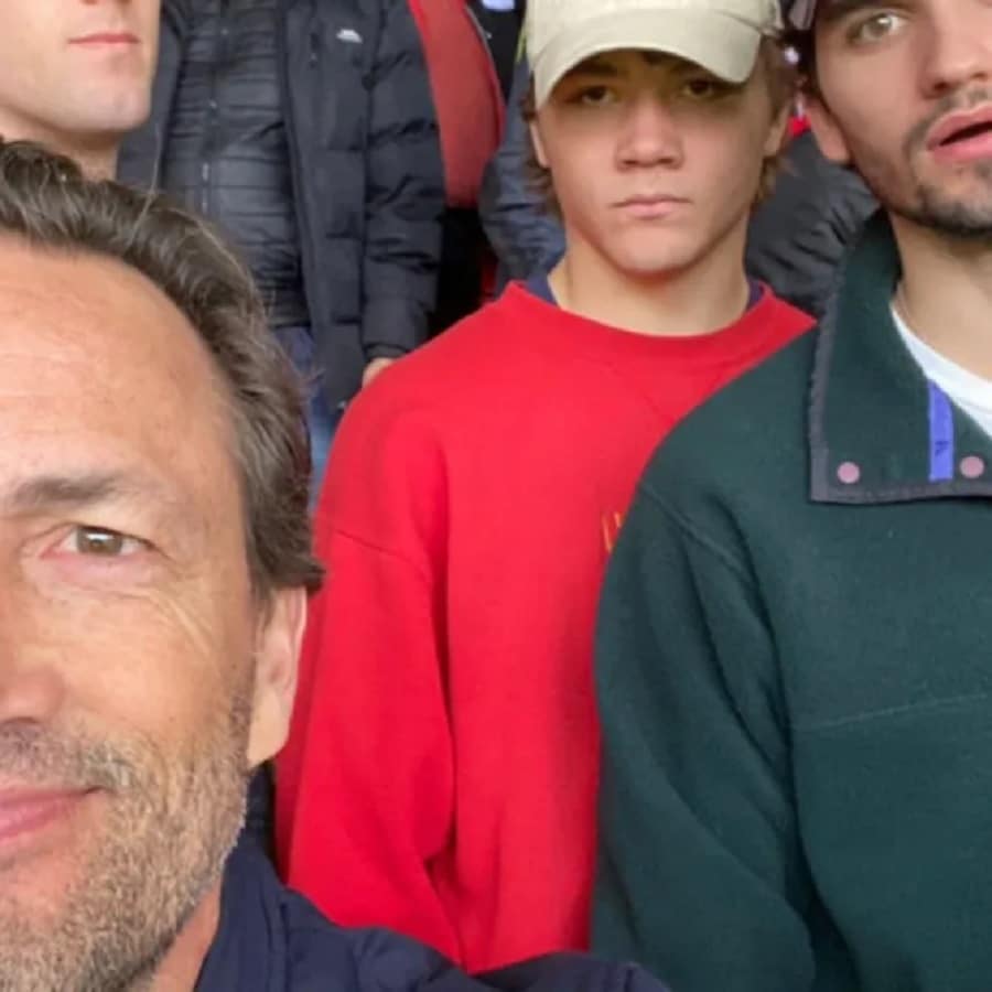 Andrew Shue With Son Wyatt [Source: Wyatt Shue - Instagram Stories]