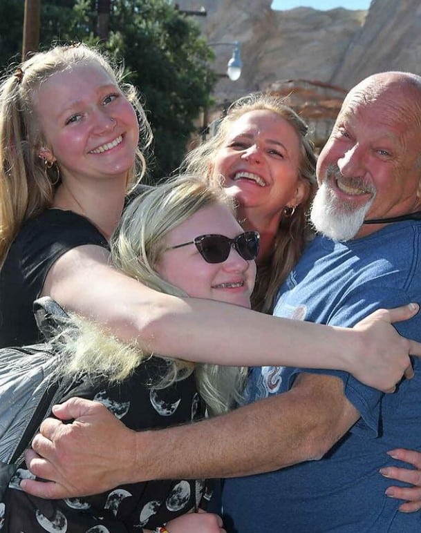 Ysabel Brown, Christine Brown, Truely Brown, David Woolley from Instagram