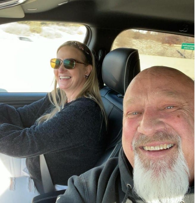 David Woolley and Christine Brown from Instagram