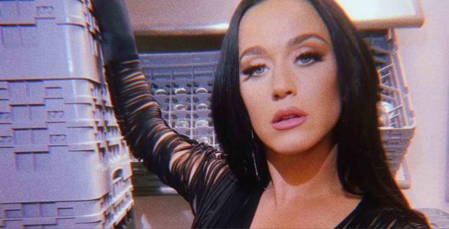 Katy Perry Wears Velvet Dress [Source: Katy Perry - Instagram]