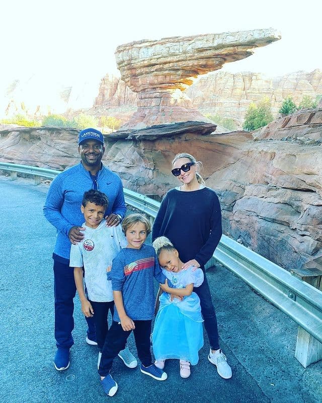 Alfonso Ribeiro, Angela Ribeiro, Alfonso Ribeiro Jr., Anders Ribeiro, and Ava Ribeiro from Instagram