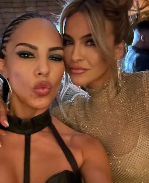 Amanza Smith and Chrishell Stause from Instagram Selling Sunset, Netflix