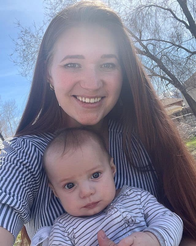 Mykelti Padron and someone's baby from Instagram Sister Wives, TLC