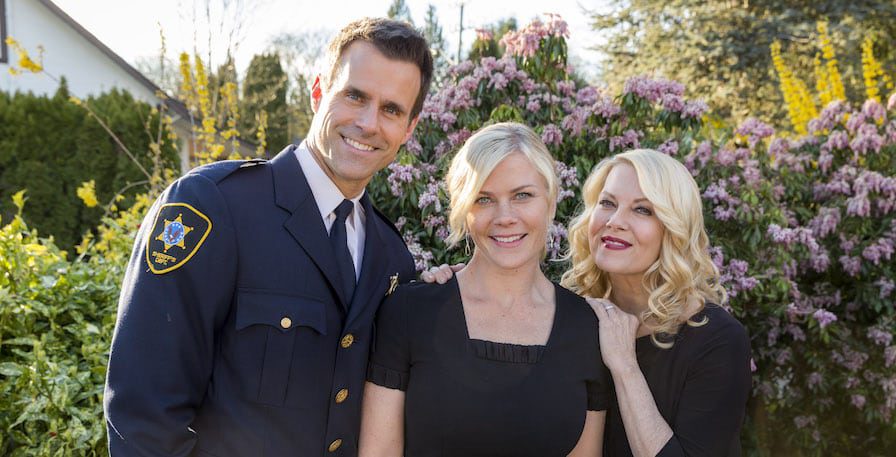 Hallmark Mystery Photo: Cameron Mathison, ALison Sweeney, Barbara Niven Credit: Copyright 2016 Crown Media United States LLC/Photographer: Katie Yu