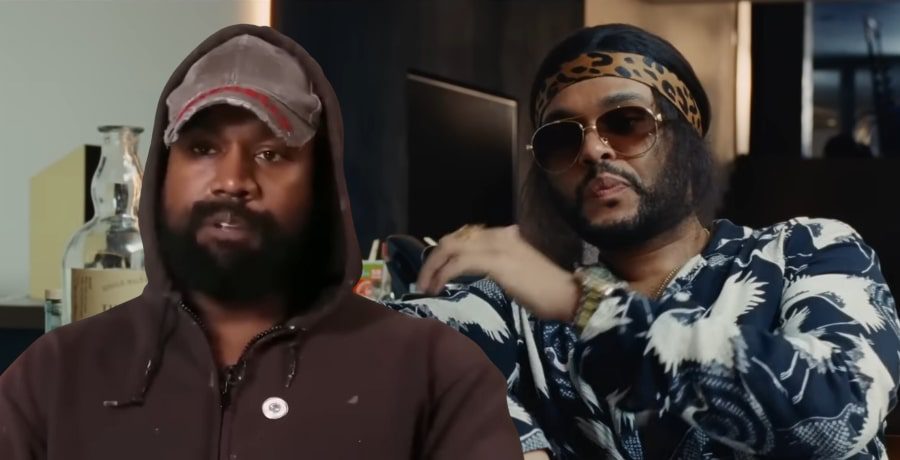 Kanye West and The Weeknd from The Idol / YouTube