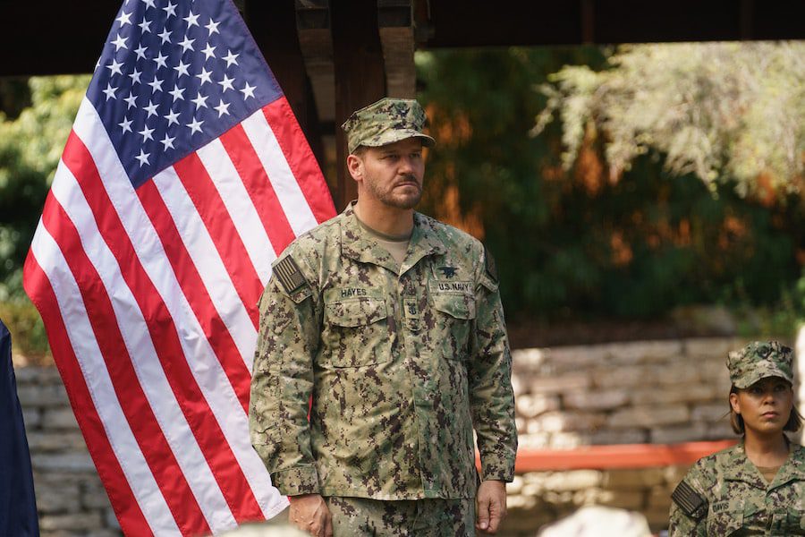 David Boreanaz as Jason Hayes in SEAL Team, streaming on Paramount+ Photo: Monty Brinton/Paramount+ © 2022 CBS Studios. All Rights Reserved.Studios. All Rights Reserved.