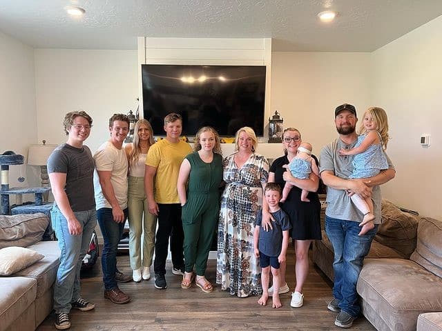 Janelle Brown and her children and grandchildren from Sister Wives, TLCSourced from Instagram