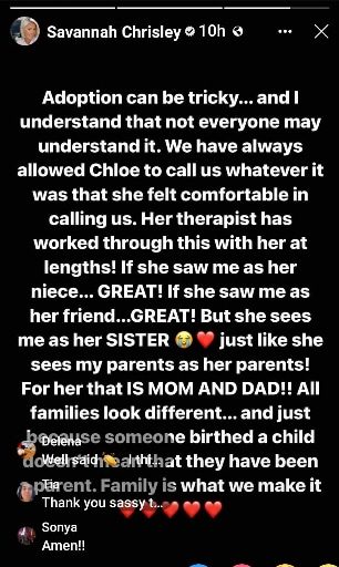 Savannah Chrisley Epic Rant on Instagram