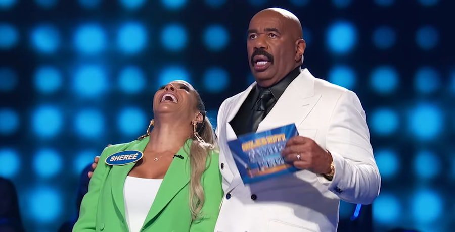 Steve Harvey on The Family Feud / YouTube