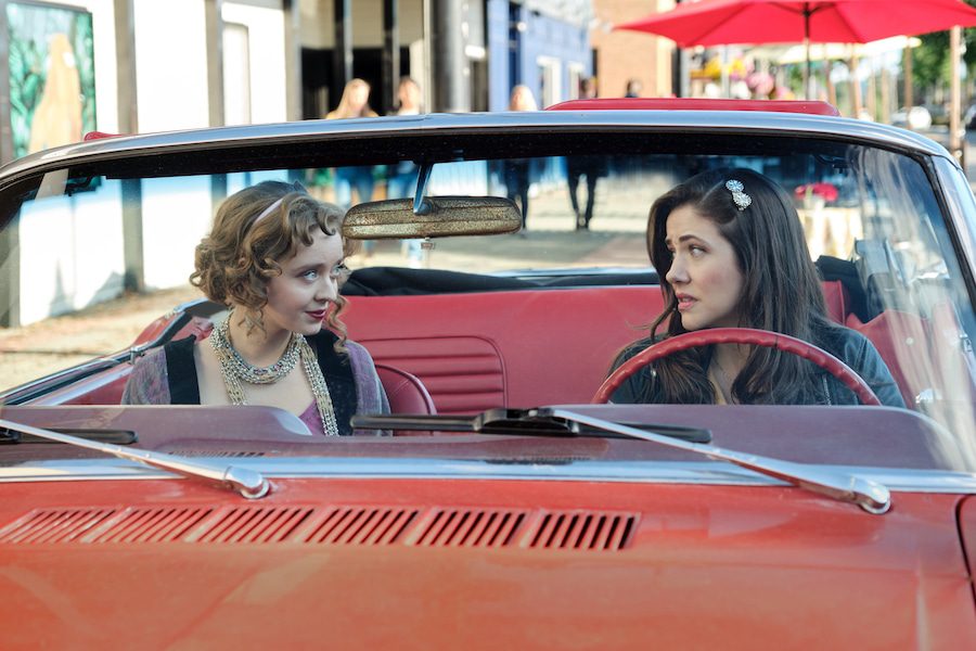 Photo: Madeleine Arthur, Julie Gonzalo Credit: ©2023 Hallmark Media/Photographer: Bettina Strauss 