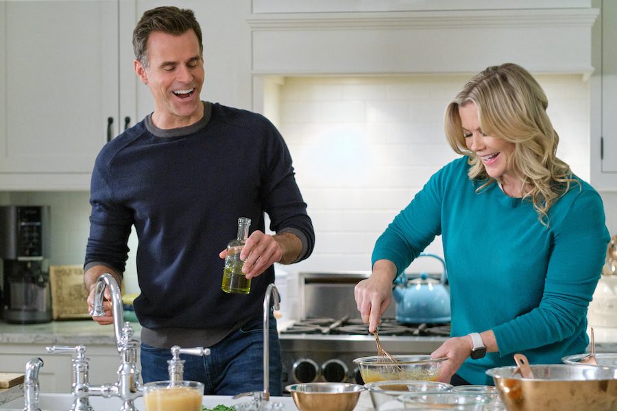 Photo: Cameron Mathison, Alison Sweeney Credit: @2023 Hallmark Media/Photographer: Bettina Strauss