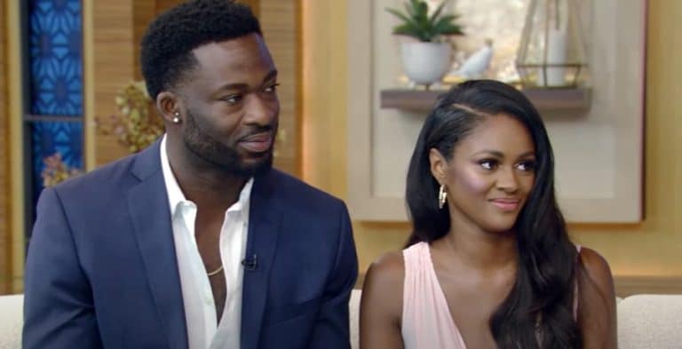 Dotun Olubeko and Charity Lawson on Live with Kelly and Mark Sourced from YouTube