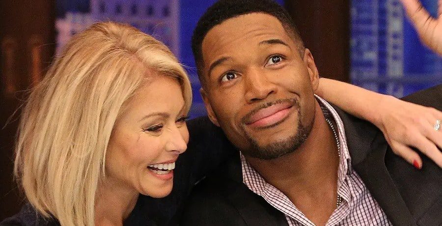 Kelly Ripa and Michael Strahan on Live