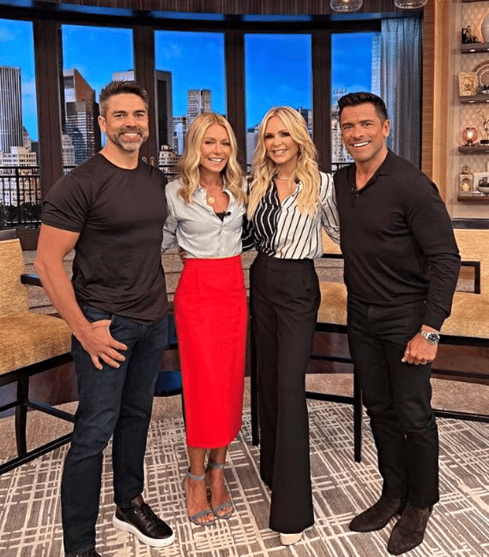 Live Kelly Ripa Mark Consuelos Has A Bravo Real Housewives Twin Tamra Judge Eddie Judge Instagram