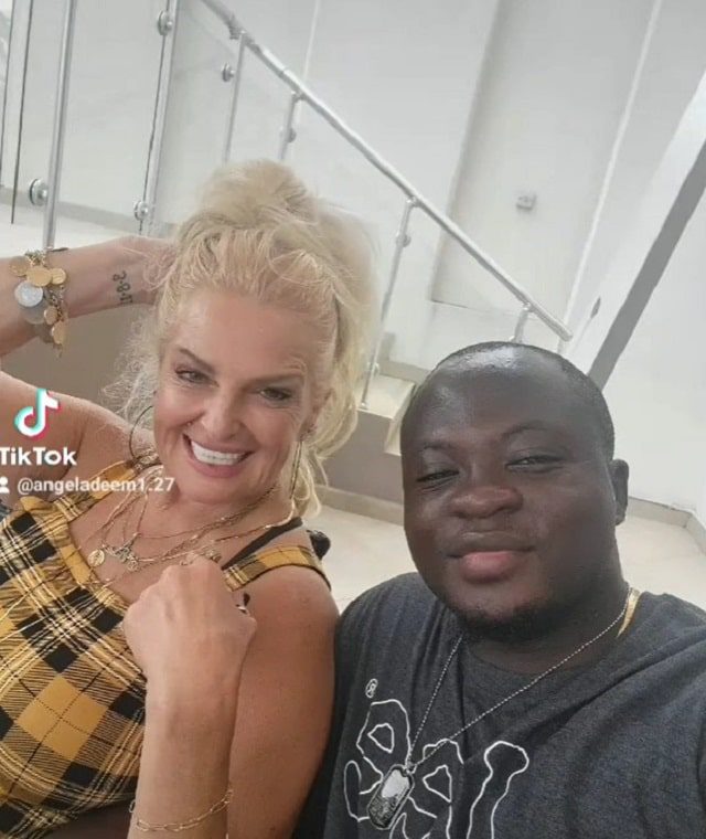 Angela Deem & Michael Ilesanmi From 90 Day Fiance, TLC, Sourced From @deemangela Instagram