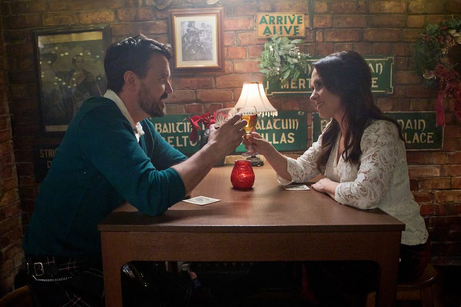 Photo: James Robinson, Lacey Chabert Credit: ©2023 Hallmark Media/Photographer: Martin Maguire